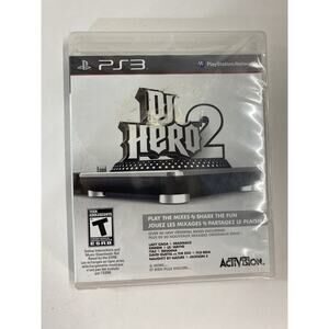 DJ Hero 2 (Sony PlayStation 3, 2010) New in Package 80 mixes